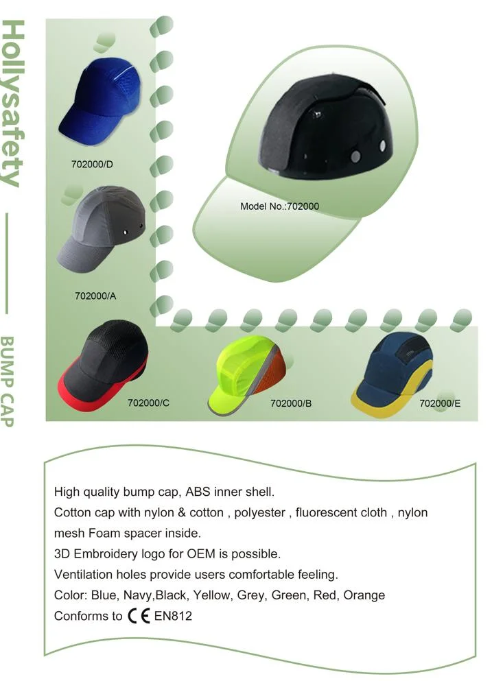 Light Weight Anti Impact Safety Bump Cap for Ladies and Men